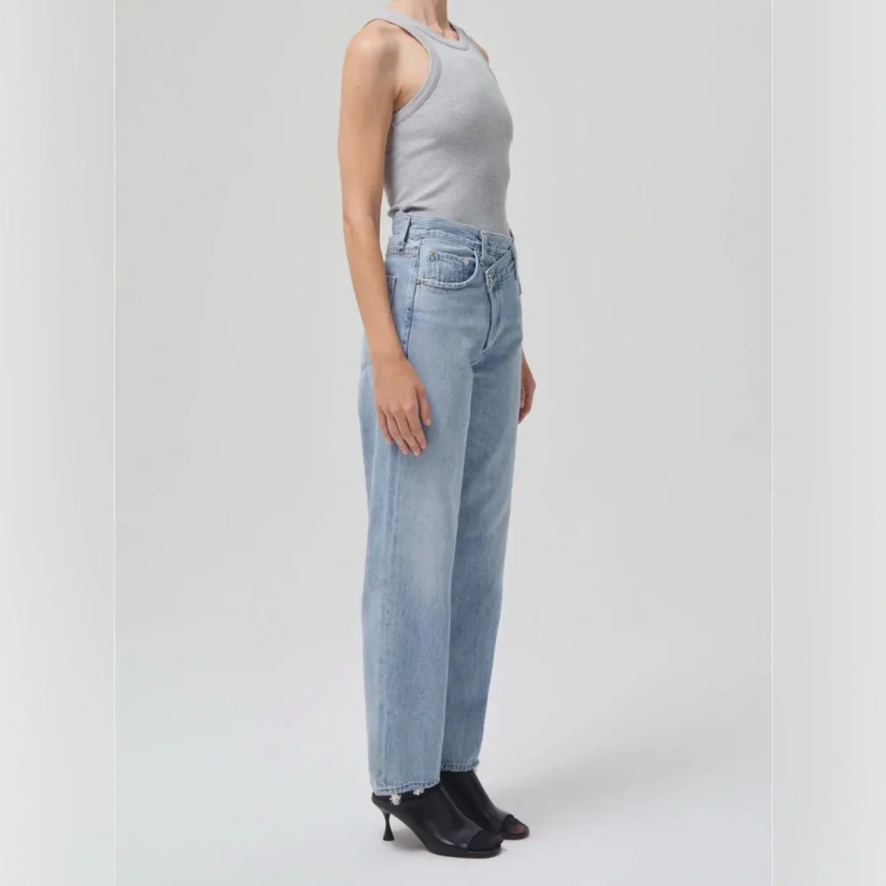 AGOLDE Criss Cross Upsized Jean in suburbia medium wash size 26 - Picture 4 of 10